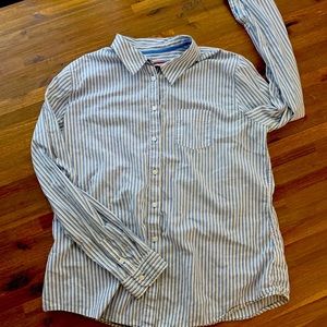 Merona striped button down shirt